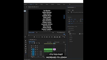ROLLING CREDIT | PREMIERE PRO TUTORIAL