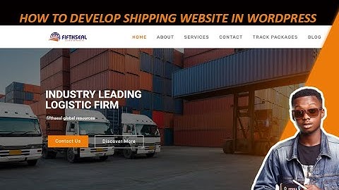 How To Design A Courier Logistics Tracking Website With WordPress by bstertech