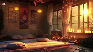 Echoes of Stillness, tranquility deep relaxation soothing sounds for sleep, meditation.