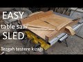 Tezgah testere kesim kızağı yapımı / Making Table Saw Sled / FREE PLAN