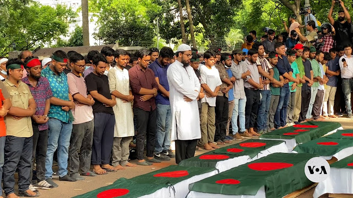 চাকরির কোটা পদ্ধতির প্রতিবাদে নিহতদের শোক প্রকাশ করেছেন বাংলাদেশি শিক্ষার্থীরা ভিওএ নিউজ
