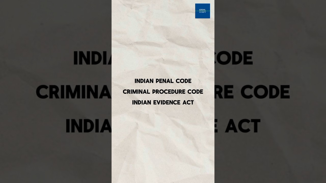 3 New Criminal laws - 