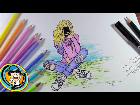 No video abaixo você vai aprender como fazer um desenho tumblr