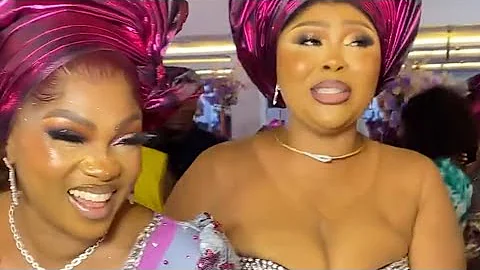 WUNMI AJIBOYE,REGINA CHUKWU,MC OLUOMO,SEYI EDUN AT THE WEDDING OF OMOLARA AND RASHEED IN LAGOS