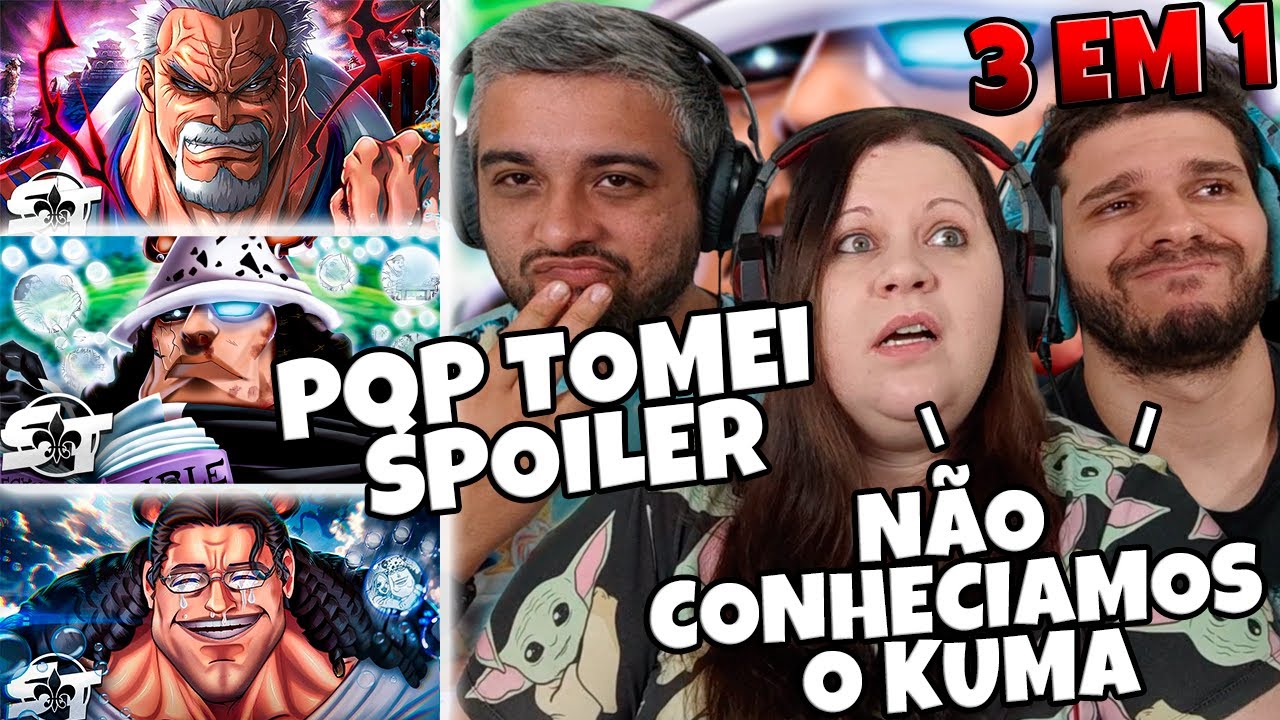 3 EM 1 SÓ DE SPOILERS DO ONE PIECE | SECONDTIME Style Bartholomew Kuma 1 & 2 + Garp | FAMILY REACTS