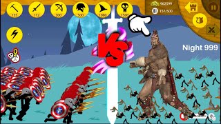 All Army Vs Goro Mortal Kombat + 9999 Zombies ⚔ Night 999 ⚔ Stick War Legacy Mod