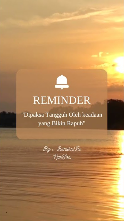 Dipaksa terus kuat dan kuat😪