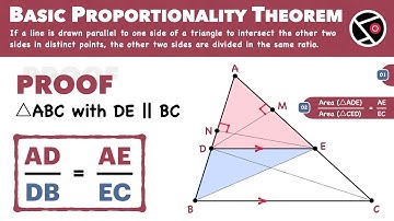 Proof: Basic Proportionality Theorem | Class 10 CBSE NCERT