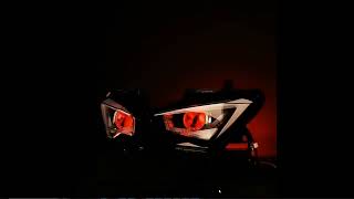 HID ヘッドライト プロジェクター LED NINJA250 NINJA400 ニンジャ 2018-2023 ZX-25R 2020-2023 クリア【hl-nin25018-2】