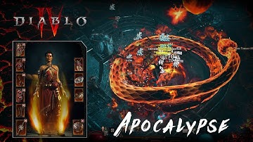 Diablo 4 midgame Meteor Sorceress build for high levels farming !