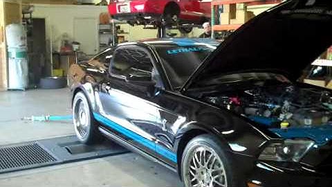 Lethal Performance 2010 GT500 Baseline Dyno at UPR 421rwhp on a Mustang Dyno