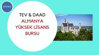 ALMANYA YÜKSEK LİSANS BURSU (TEV & DAAD)