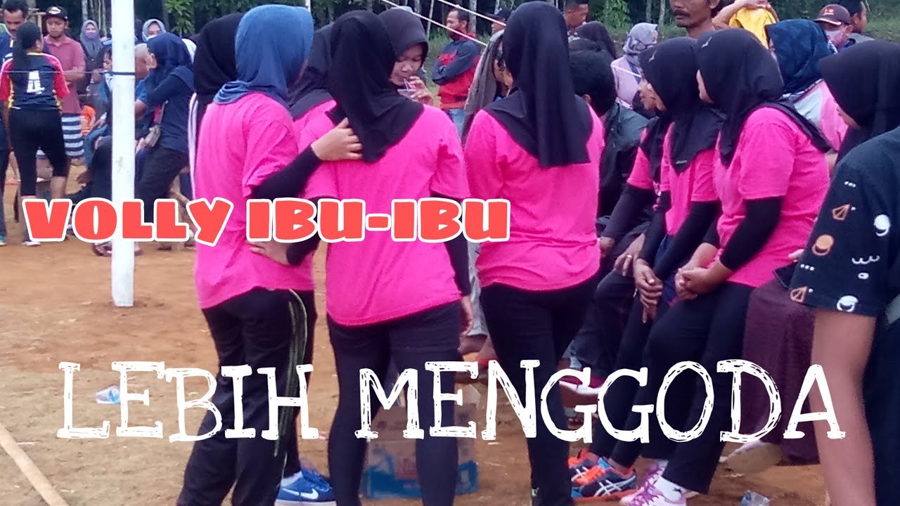 Aksi Volly Ibu-Ibu Lebih menggoda, bikin gagal fokus II RW 09 A VS RW 11 II NOMPANK CUP 2020