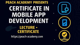 Certificate in Mobile App Development Training Course Lecture | Android, iOS, UI/UX
