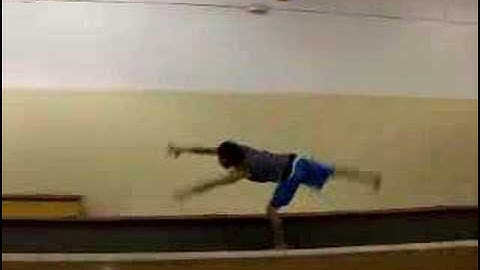 Back layout 2 1/2 twist into pit