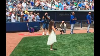 Emanne Beasha | The National Anthem | Tampa Bay Rays Game