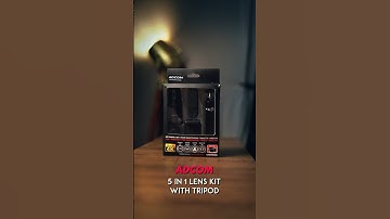 Unlock Endless Perspectives 📸 | Adcom 5 in 1 Lens Kit with Tripod | #shotwithadcom #shorts