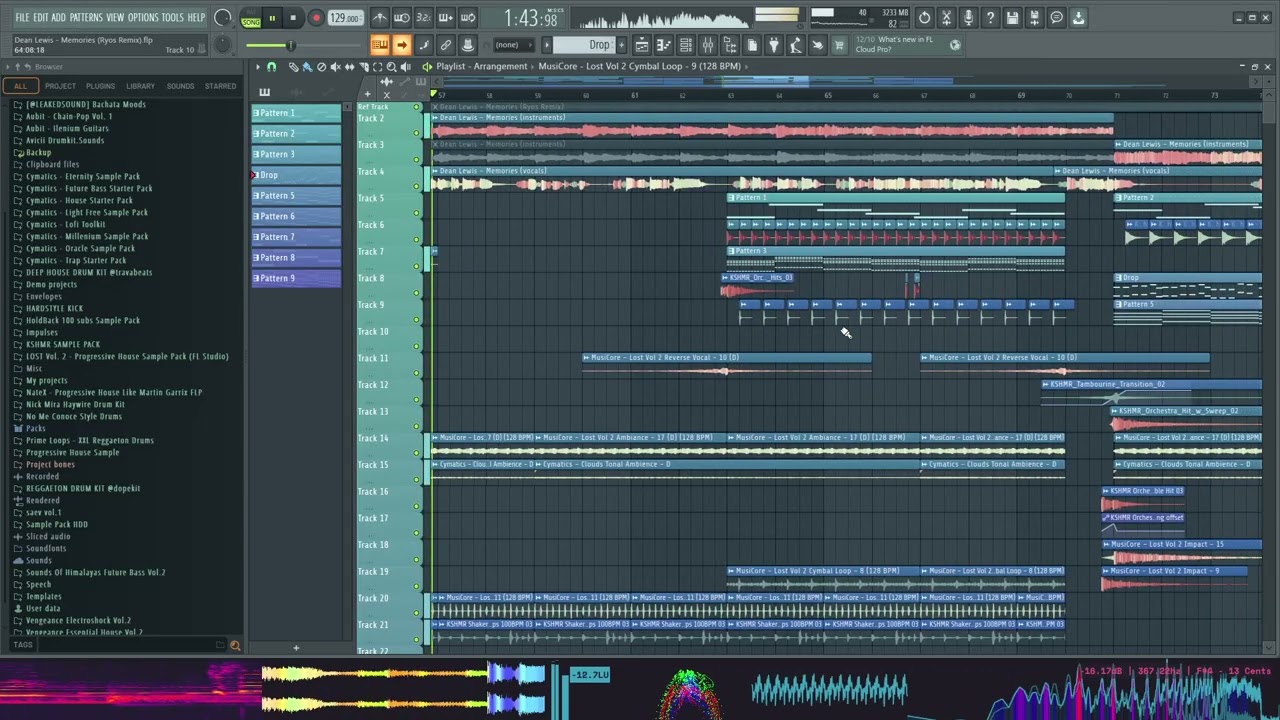 Dean Lewis - Memories ( Ryos Remix ) FL Studio Remake + Free FLP