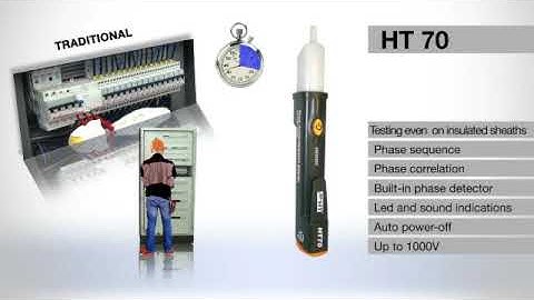 HT Instruments HT70 PEN PHASE SEQUENCE AND CONFORMITY INDICATOR