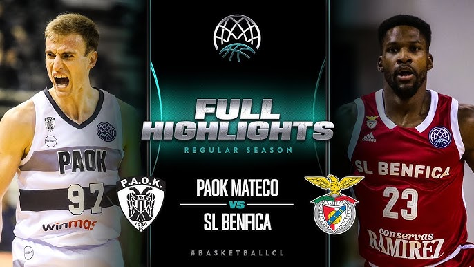 Entrada 'à campeão'. Benfica trava PAOK na Champions de basquetebol