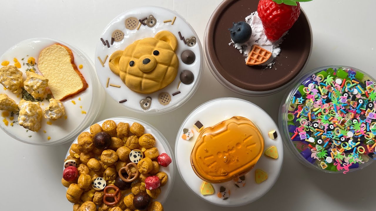 오래 묵혀둔 봄슬라임 영상을 꺼내봅니다 | 봄슬라임 | 슬라임리뷰 | 슬라임