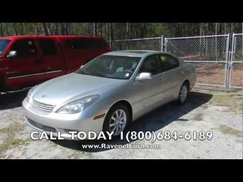 2002 LEXUS ES300 REVIEW * leather moonroof navigatoin * For Sale @ Ravenel Ford * Charleston