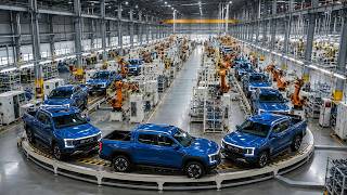 How BYD Builds the Shark 6 – Inside China’s Massive EV Pickup Factory