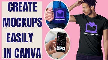 How to create product mockups with SmartMockuos & Canva - FREE