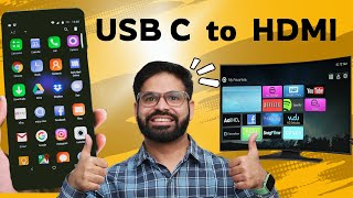 USB type c TO HDMI converter | thunderbolt to hdmi | USB to HDMI for LED