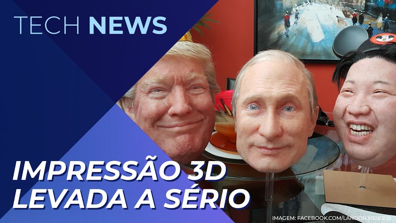 Máscaras de silicone impressas em 3D assustam pelo realismo - YouTube