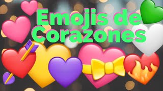 EMOJIS DE CORAZONES SIGNIFICADO de cada uno