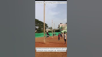 #vk physical training centre in Hubli Karnataka training for #kptcl lineman physical training
