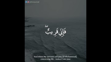 عمير شميم   سورة البقرة    واذا سالك عبادي عني فاني قريب