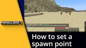 How to set spawn point in Minecraft (Java & Bedrock) ✅ Tutorial