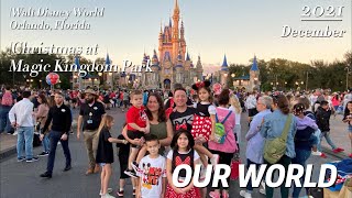 Family  Trip To Walt Disney - The Magic Kingdom Park | CHRISTMAS 2021