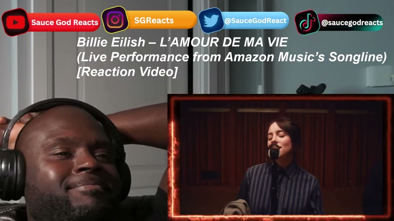 Billie Eilish – L’AMOUR DE MA VIE (Live Performance from Amazon Music’s Songline)| REACTION