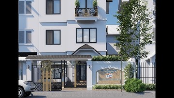 1- RENDER PHỐI CẢNH NGOẠI THẤT BẰNG LUMION - FULL TRONG 2H