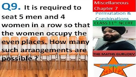 Question 9, Miscellaneous Exercise Chapter 7, Class 11 NCERT, Permutations and Combinations,