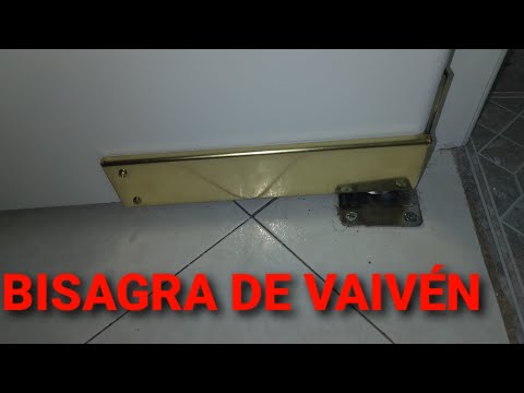 Bisagra de piso para puerta de Madera