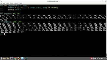 🔢 💡 Generar Numeros Impares con python