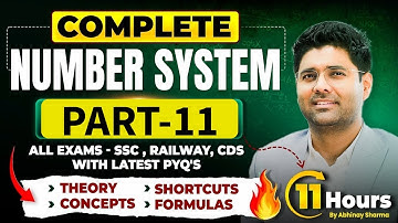 Number System 11 #abhinaymaths #maths #ssc #ntpcrailway  Abhinay Sir Full Batch