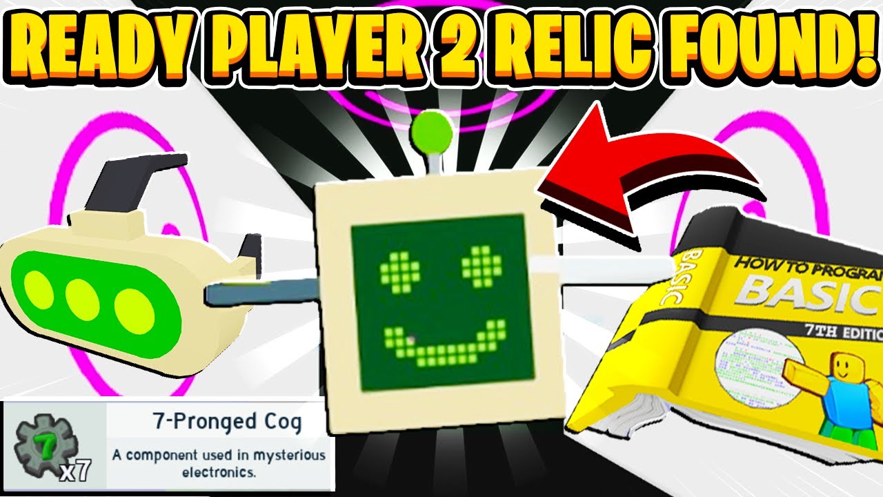 How To Get The Ready Player 2 How To Program Relic Cog Codes Solved In Roblox Bee Swarm 