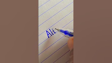 beautiful 😍 name Aliza cursive writing,, cursive writing practice #shorts