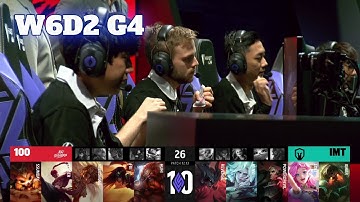 100 vs IMT | Week 6 Day 2 S12 LCS Summer 2022 | 100 Thieves vs Immortals W6D2 Full Game