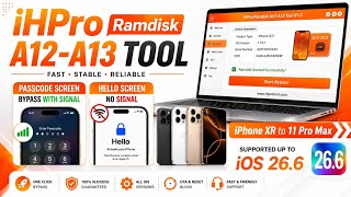 iHPro Ramdisk A12-A13 Tool - Hello Screen Bypass & Passcode Code Bypass with Signal screenshot 3