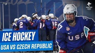 USA vs Czech Republic | Women's Ice Hockey Quarterfinal | Full Replay | #Beijing2022