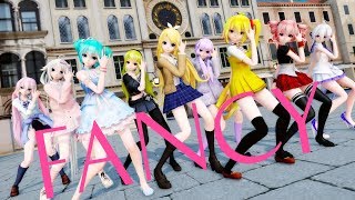 【MMD】TWICE - FANCY【use 42 models】Vocaloids [4K]