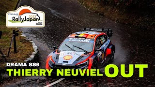 Neuviel Out In Ss6 | Wrc Forum8 Rally Japan 2023