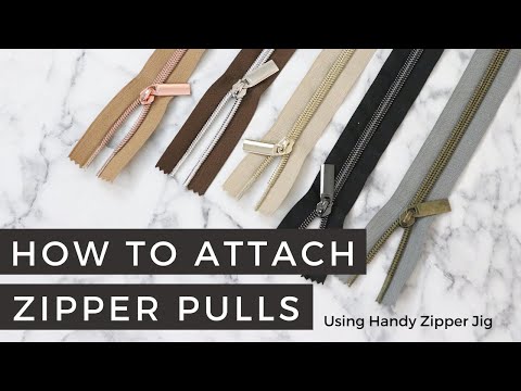 How to Use the Zipper Jig  The Zipper Jig is your third hand to easily  install the zipper head on zipper by the yard. Attaches to your sewing  machine so you