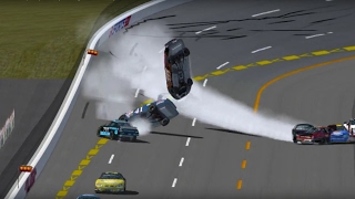 NR2003 OpenSpeedway Online Racing Crashes Wrecks Compilation #2 | OSW NASCAR